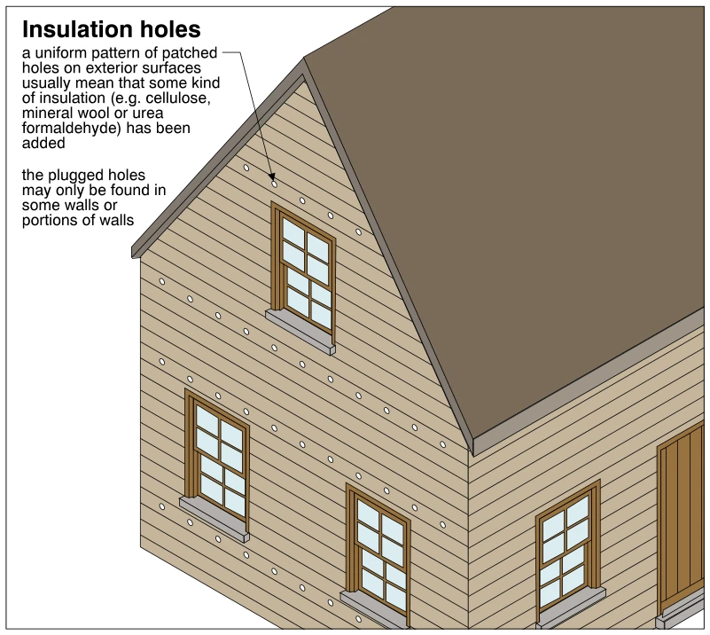 Insulation holes