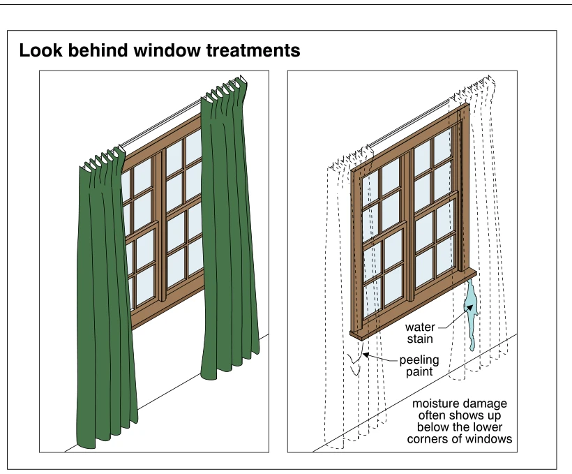 Look behind window treatments