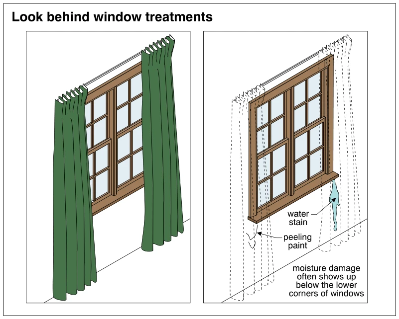 Look behind window treatments